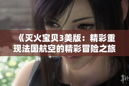 《灭火宝贝3美版：精彩重现法国航空的精彩冒险之旅》