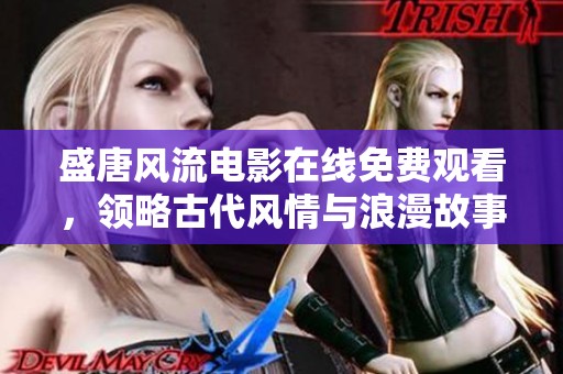 盛唐风流电影在线免费观看，领略古代风情与浪漫故事