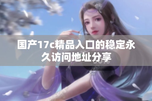 国产17c精品入口的稳定永久访问地址分享