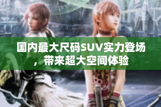 国内最大尺码SUV实力登场，带来超大空间体验