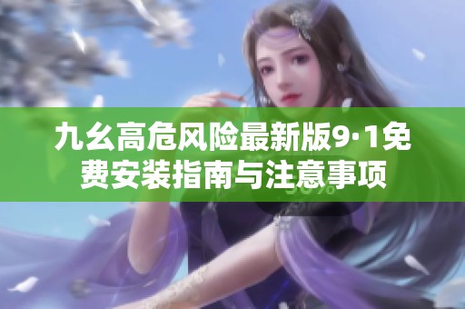 九幺高危风险最新版9·1免费安装指南与注意事项