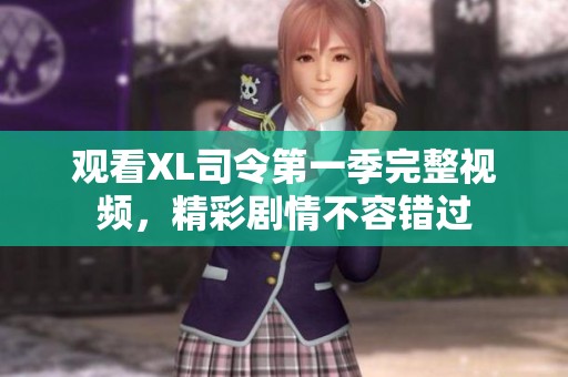 观看XL司令第一季完整视频，精彩剧情不容错过