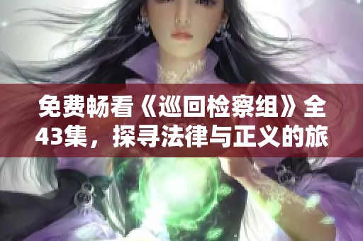 免费畅看《巡回检察组》全43集，探寻法律与正义的旅程