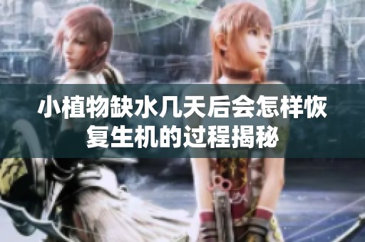 小植物缺水几天后会怎样恢复生机的过程揭秘