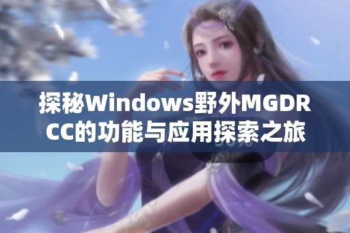 探秘Windows野外MGDRCC的功能与应用探索之旅