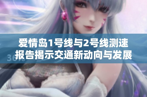 爱情岛1号线与2号线测速报告揭示交通新动向与发展前景
