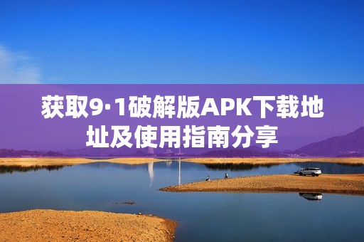 获取9·1破解版APK下载地址及使用指南分享