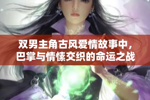 双男主角古风爱情故事中，巴掌与情愫交织的命运之战