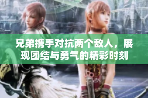 兄弟携手对抗两个敌人，展现团结与勇气的精彩时刻
