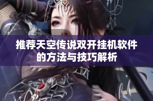 推荐天空传说双开挂机软件的方法与技巧解析