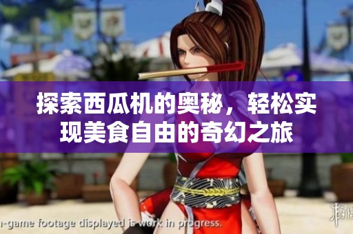 探索西瓜机的奥秘，轻松实现美食自由的奇幻之旅