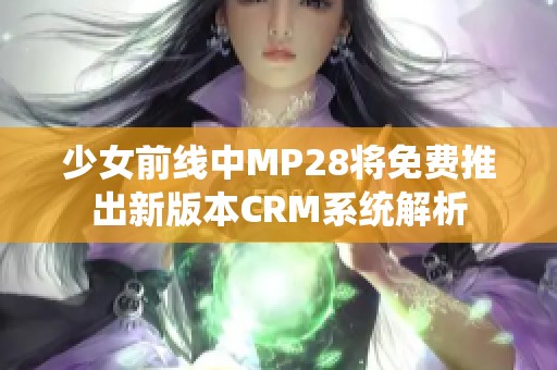 少女前线中MP28将免费推出新版本CRM系统解析