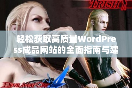轻松获取高质量WordPress成品网站的全面指南与建议