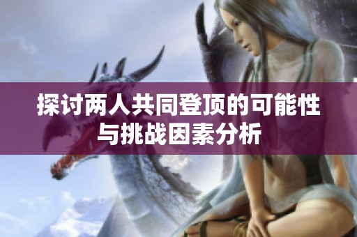 探讨两人共同登顶的可能性与挑战因素分析