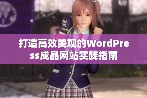 打造高效美观的WordPress成品网站实践指南