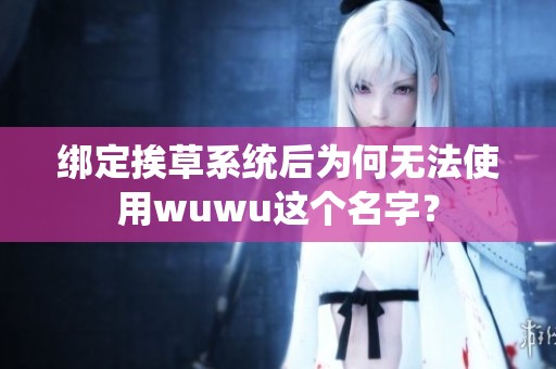 绑定挨草系统后为何无法使用wuwu这个名字？