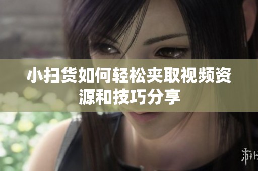 小扫货如何轻松夹取视频资源和技巧分享