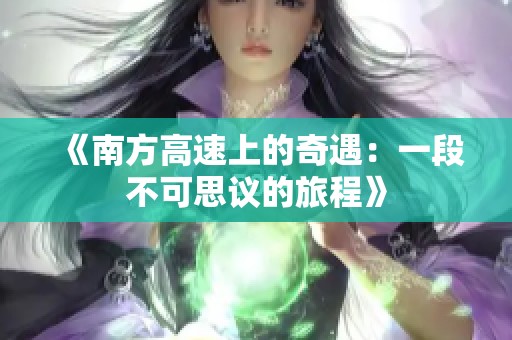 《南方高速上的奇遇：一段不可思议的旅程》