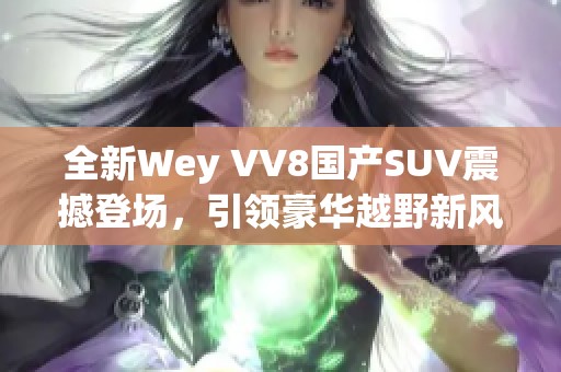 全新Wey VV8国产SUV震撼登场，引领豪华越野新风潮