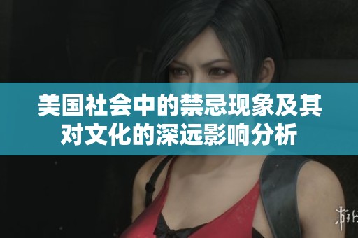 美国社会中的禁忌现象及其对文化的深远影响分析