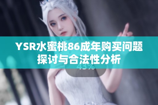 YSR水蜜桃86成年购买问题探讨与合法性分析