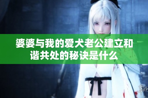 婆婆与我的爱犬老公建立和谐共处的秘诀是什么