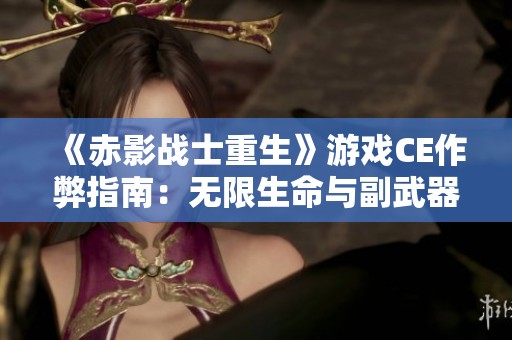 《赤影战士重生》游戏CE作弊指南：无限生命与副武器设置方法