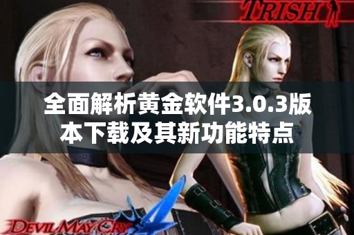 全面解析黄金软件3.0.3版本下载及其新功能特点