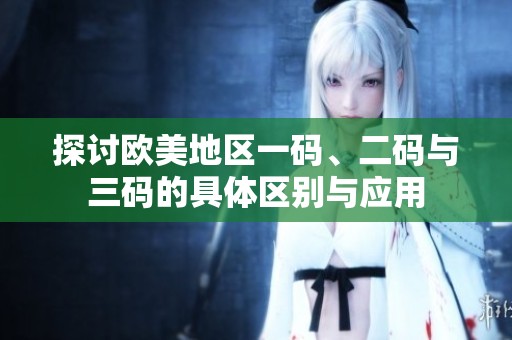 探讨欧美地区一码、二码与三码的具体区别与应用