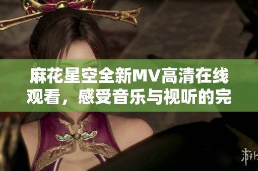 麻花星空全新MV高清在线观看，感受音乐与视听的完美融合
