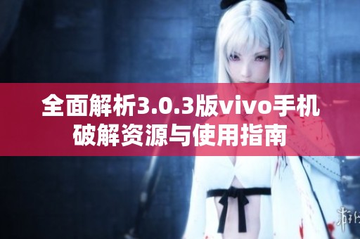 全面解析3.0.3版vivo手机破解资源与使用指南