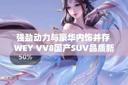 强劲动力与豪华内饰并存 WEY VV8国产SUV品质新选择