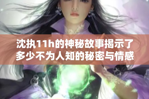 沈执11h的神秘故事揭示了多少不为人知的秘密与情感纠葛