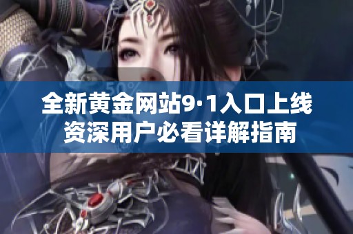 全新黄金网站9·1入口上线 资深用户必看详解指南