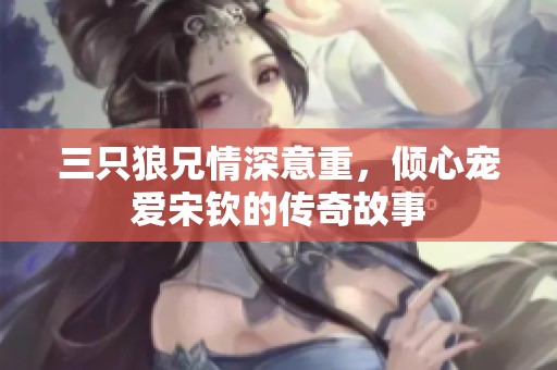 三只狼兄情深意重，倾心宠爱宋钦的传奇故事