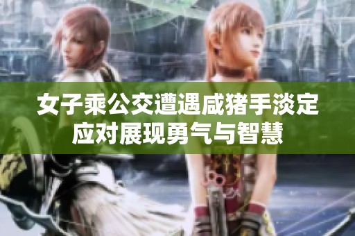女子乘公交遭遇咸猪手淡定应对展现勇气与智慧