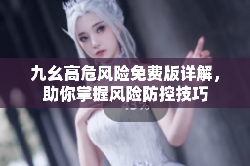 九幺高危风险免费版详解，助你掌握风险防控技巧