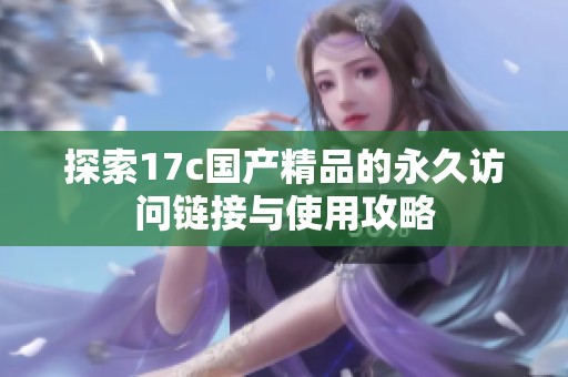 探索17c国产精品的永久访问链接与使用攻略