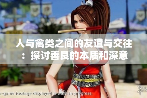 人与禽类之间的友谊与交往：探讨善良的本质和深意