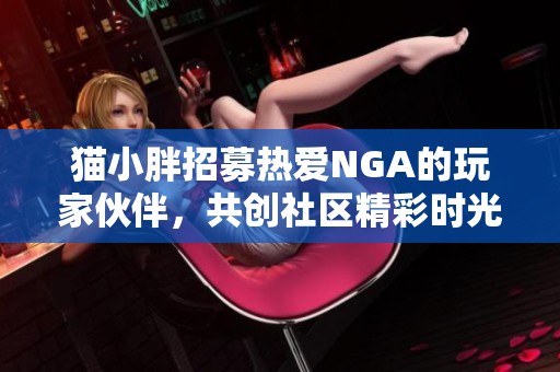 猫小胖招募热爱NGA的玩家伙伴，共创社区精彩时光