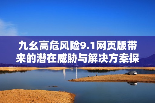 九幺高危风险9.1网页版带来的潜在威胁与解决方案探讨