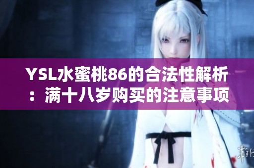 YSL水蜜桃86的合法性解析：满十八岁购买的注意事项