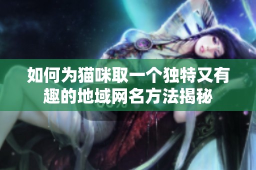 如何为猫咪取一个独特又有趣的地域网名方法揭秘