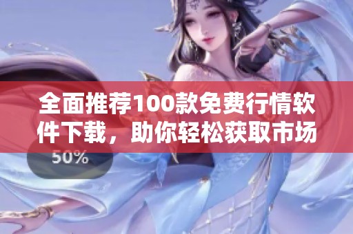 全面推荐100款免费行情软件下载，助你轻松获取市场动态
