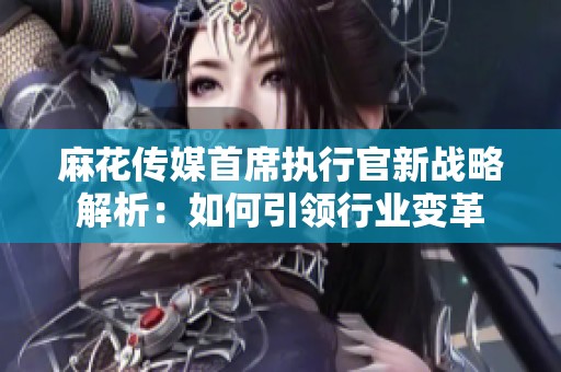 麻花传媒首席执行官新战略解析：如何引领行业变革