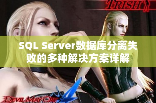 SQL Server数据库分离失败的多种解决方案详解