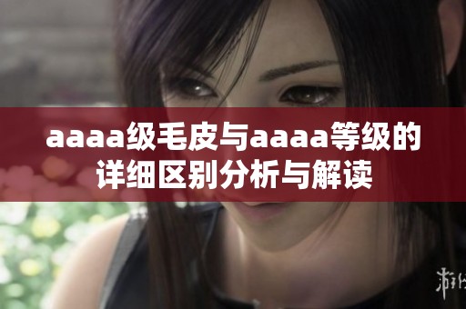 aaaa级毛皮与aaaa等级的详细区别分析与解读