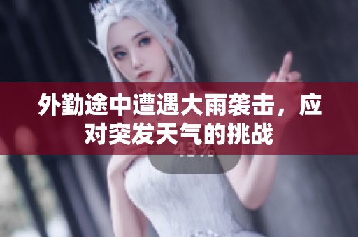 外勤途中遭遇大雨袭击，应对突发天气的挑战