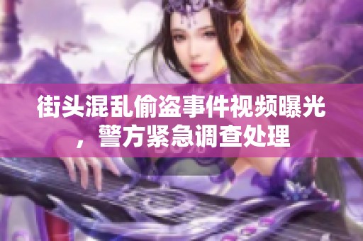 街头混乱偷盗事件视频曝光，警方紧急调查处理