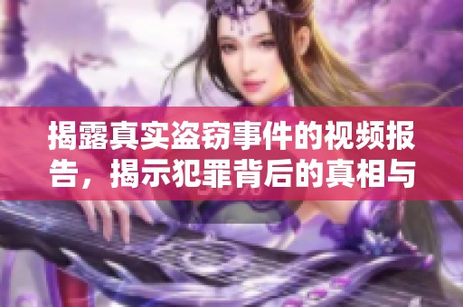 揭露真实盗窃事件的视频报告，揭示犯罪背后的真相与故事